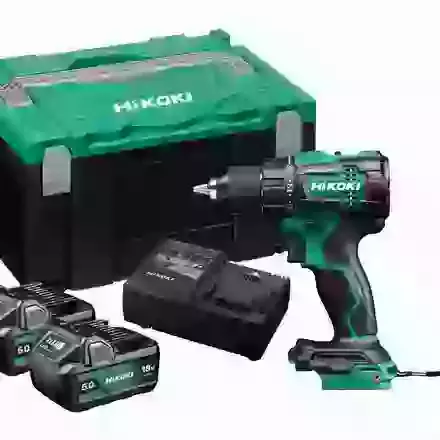 HIKOKI DV18DE 18V Brushless Combi Drill/Driver complete with 2 x BSL1850MA Batteries and 1 x UC18YSL3 Charger
